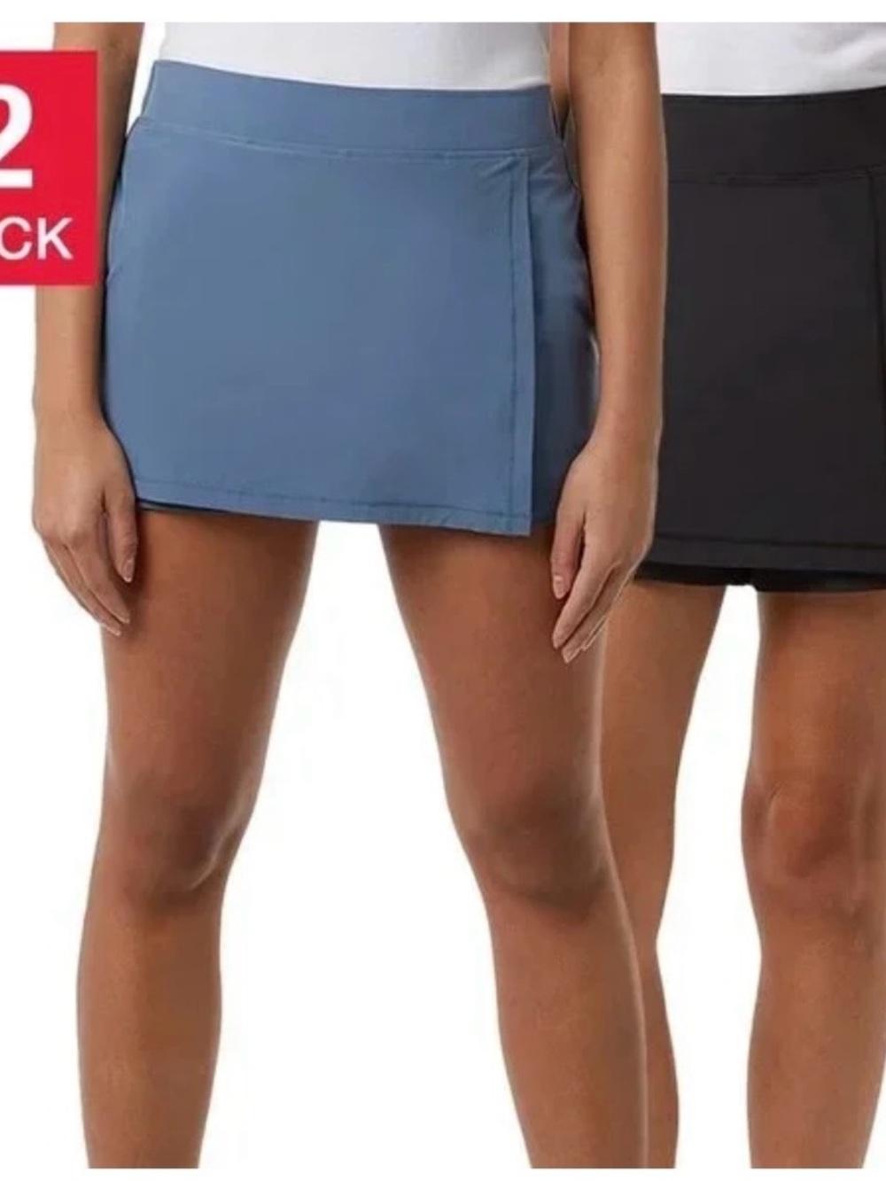 Everyday Skort 2-Pack — Black & Teal Women’s Active Skorts